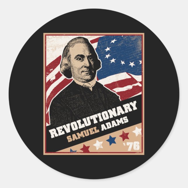 Samuel Adams Revolutionäre Stickers (Vorderseite)