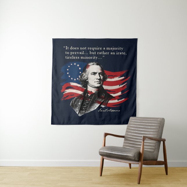 Samuel Adams Wandteppich (Beispiel)