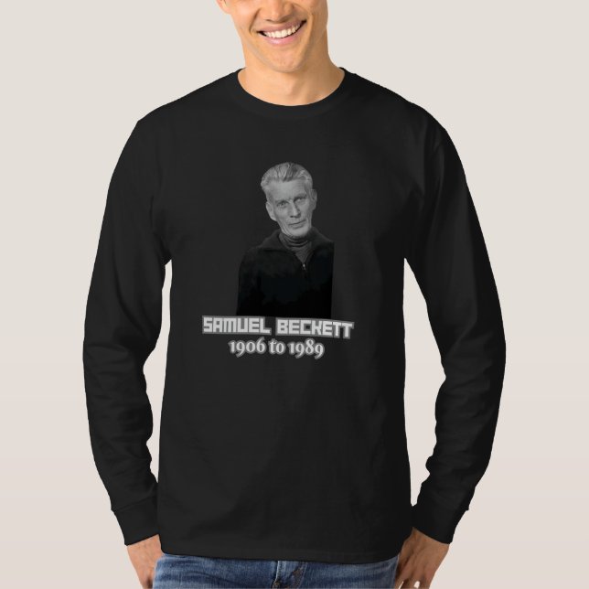 Samuel Beckett Irish Playright T-Shirt (Vorderseite)