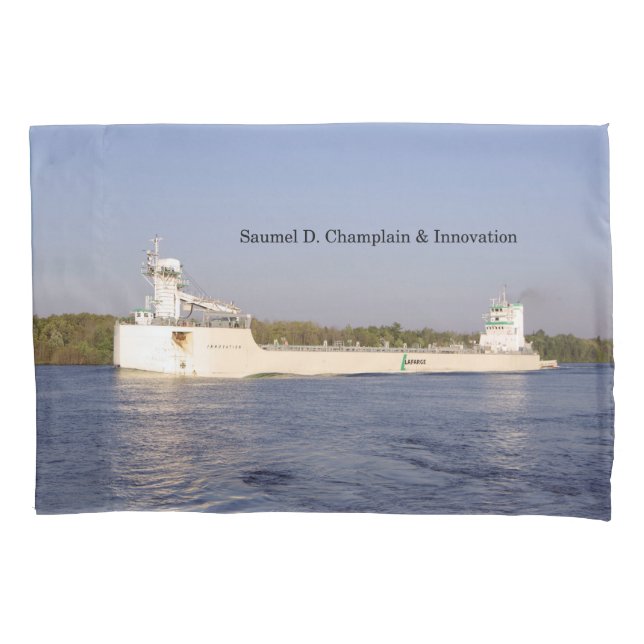 Samuel D. Champlain & Innovation Kissen Kissenbezug (Vorderseite)
