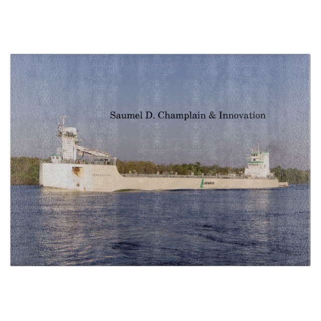 Samuel D. Champlain & Innovation-Schneidbrett Schneidebrett (Vorderseite)