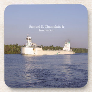 Samuel D. Champlain & Innovation Set von 6 Unterse Untersetzer