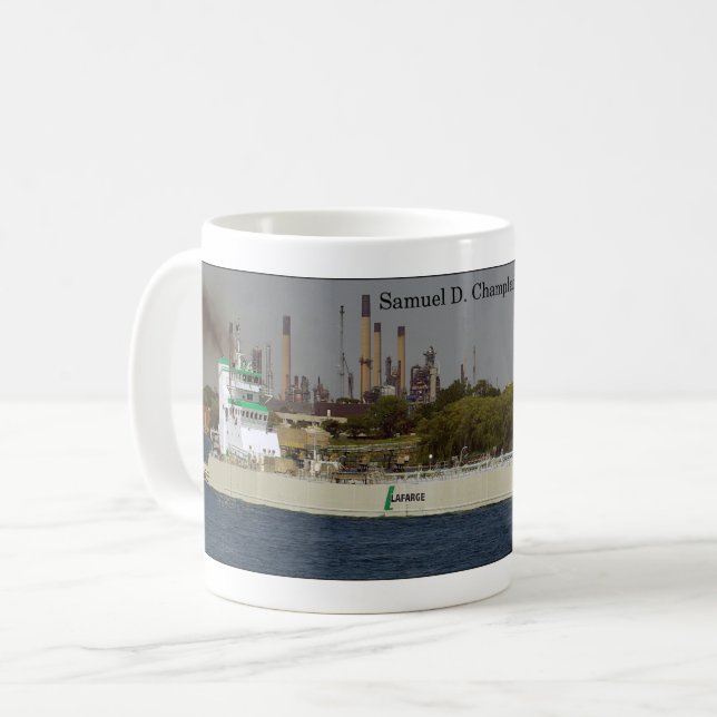 Samuel D. Champlain & Innovation Tasse (Vorderseite Links)