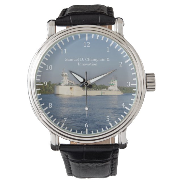 Samuel D. Champlain & Innovation watch Armbanduhr (Vorderseite)