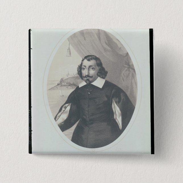 Samuel de Champlain 1854 Button (Vorderseite)