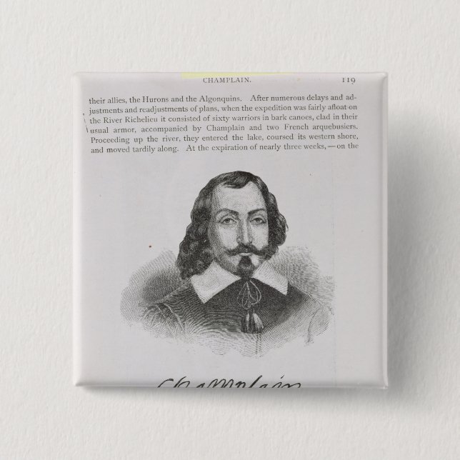 Samuel de Champlain Button (Vorderseite)