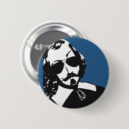 Samuel de Champlain Hipster lunettes futur Québec Button