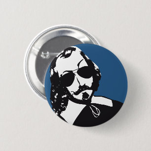 Samuel de Champlain Hipster Zukunftsbrille Québec Button