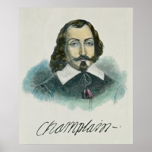 Samuel de Champlain Poster (Vorne)