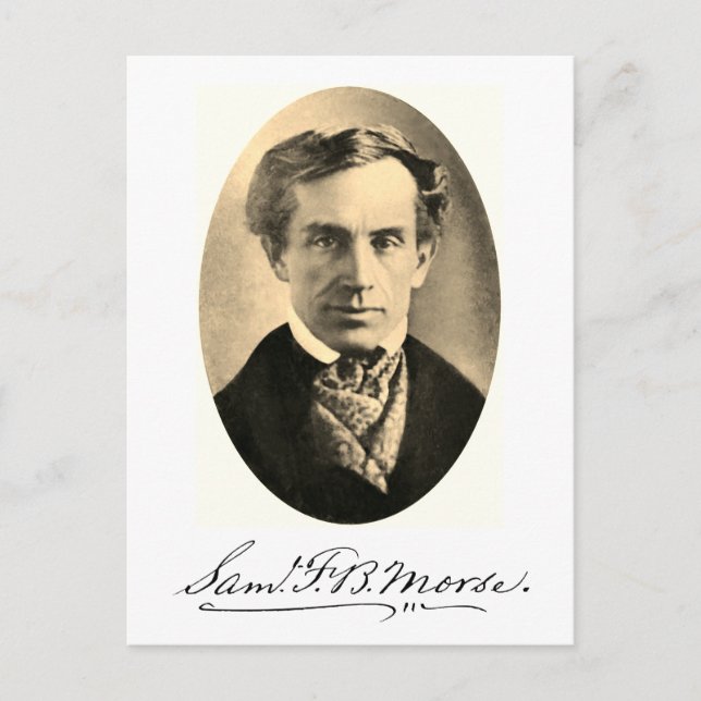 Samuel Finley Breese Morse Postkarte (Vorderseite)