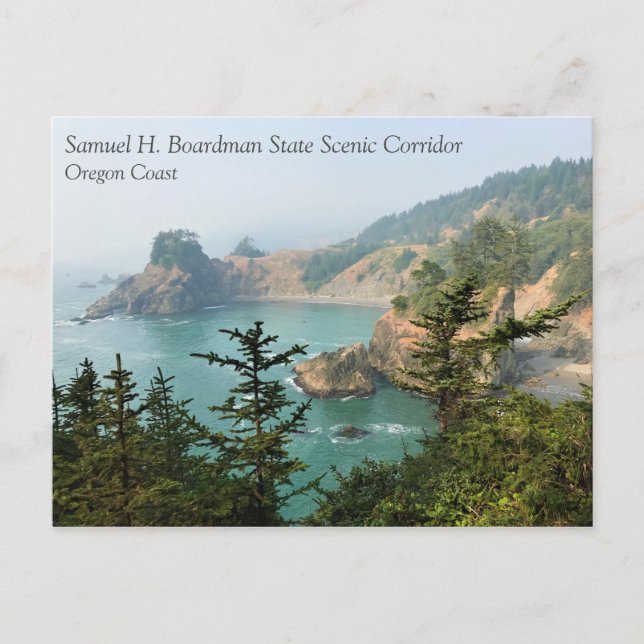 Samuel H. Boardman, Oregon Coast Postkarte (Vorderseite)