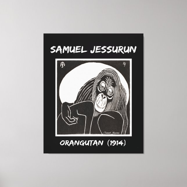 Samuel Jessurun Orangutan (1914) Leinwanddruck (Vorderseite)