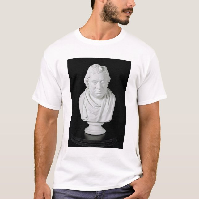 Samuel Johnson (1709-84) 1777 (Gips) T-Shirt (Vorderseite)