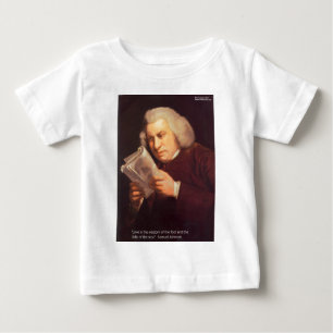 Samuel Johnson Liebe is Wisdom Gifts Karten etc. Baby T-shirt