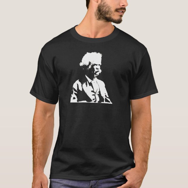 Samuel Langhorne Clemens alias Mark Twain T-Shirt (Vorderseite)