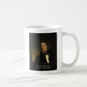 Samuel Lover "Rent Free Heart" Liebe Zitat Geschen Tasse