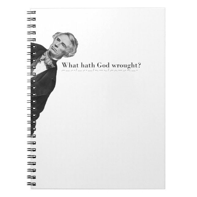 Samuel Morse - Die Botschaft, die verhehlt wird Notizblock (Vorderseite)