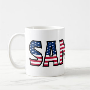 Samuel Name Vorname USA styled Tasse Kaffeetasse