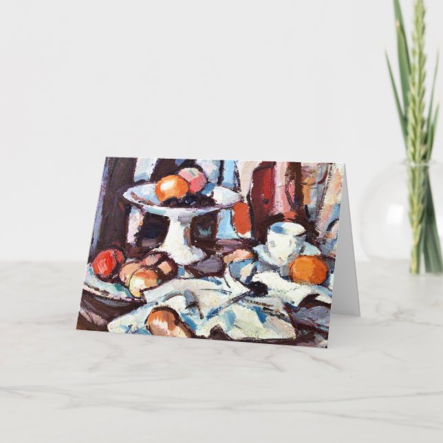 Samuel Peploe Malerei, Stillleben mit Obst Karte (Vorderseite)