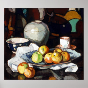 Samuel Peploe Still Life Apples und Jar Poster