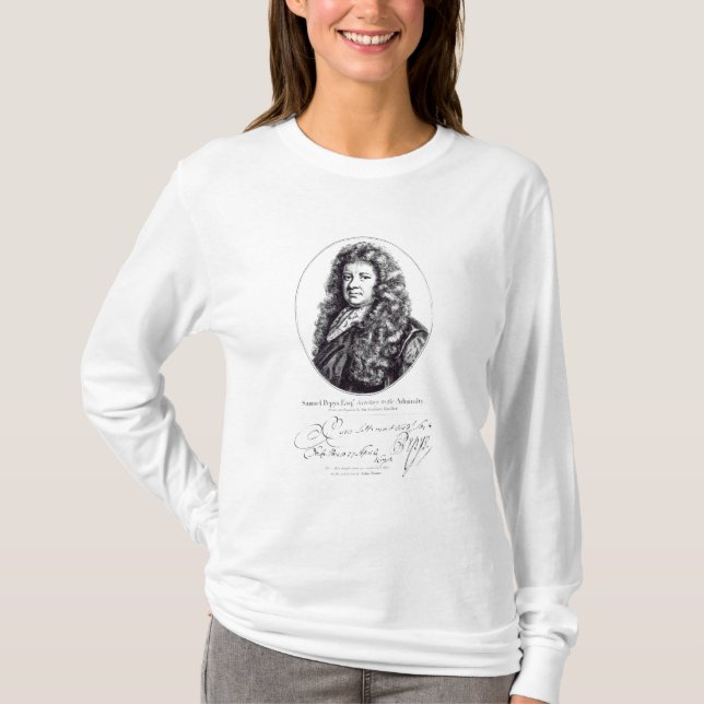 Samuel Pepys T-Shirt (Vorderseite)