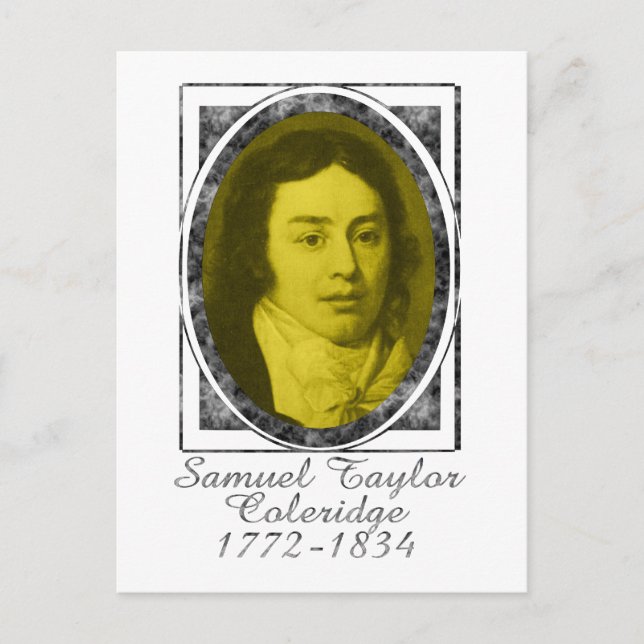 Samuel Taylor Coleridge Postkarte (Vorderseite)