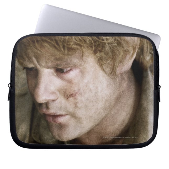 Samuische Seitenfläche Laptopschutzhülle (Vorderseite)