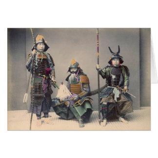 Samurai 3 im Rüstungs-Vintagen Foto