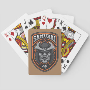 Samurai Abzeichen Spielkarten
