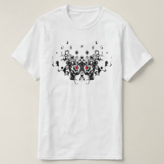 Samurai alte Dämonenmaske v1 T-Shirt