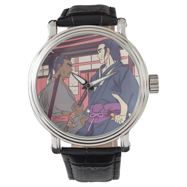 Samurai Armbanduhr (Vorderseite)