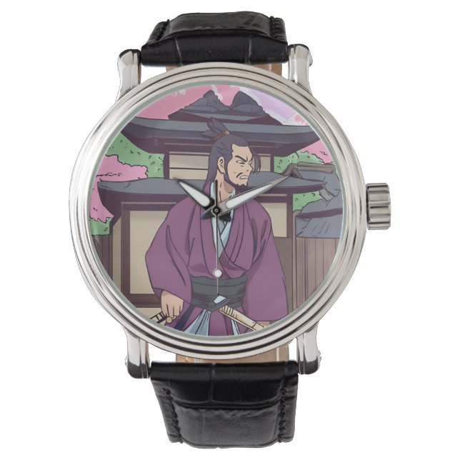 Samurai Armbanduhr (Vorderseite)