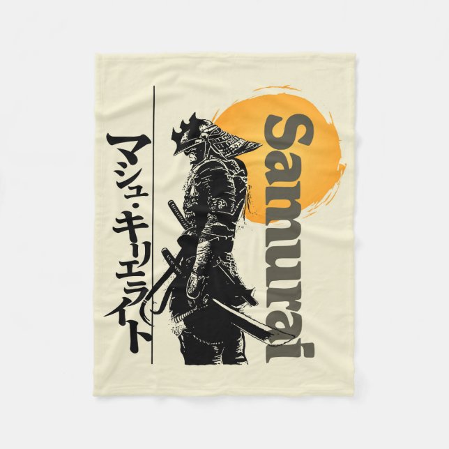 SAMURAI ART FLEECEDECKE (Vorderseite)