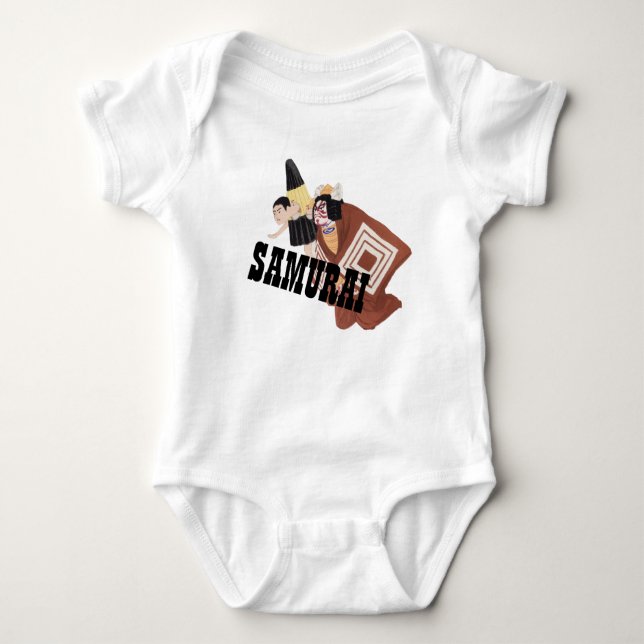 SAMURAI BABY STRAMPLER (Vorderseite)