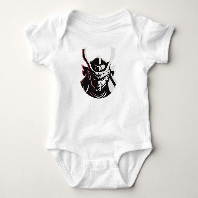 Samurai Baby Strampler (Vorderseite)