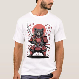 Samurai-Bär-T-Shirt T-Shirt