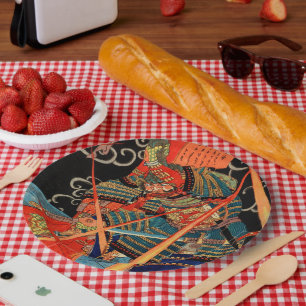 SAMURAI-BEKÄMPFUNGSMONSTER PAPPTELLER