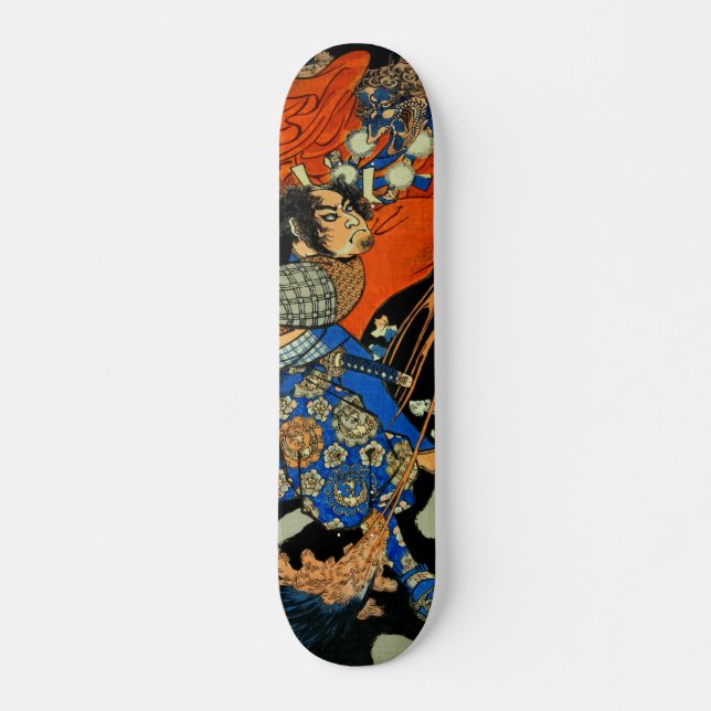 SAMURAI-BEKÄMPFUNGSMONSTER SKATEBOARD (Vorne)