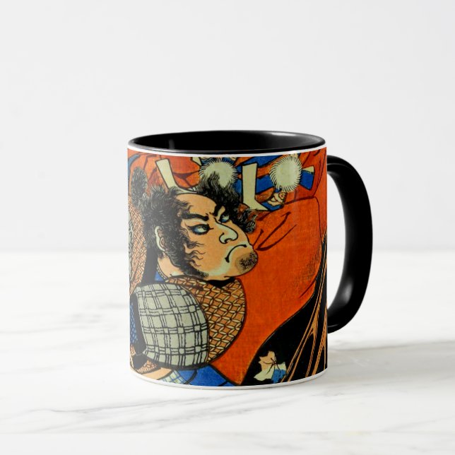 SAMURAI-BEKÄMPFUNGSMONSTER TASSE (VorderseiteRechts)