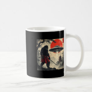 Samurai Bigfoot Japanisches Ufo Vintage Grafik Uki Kaffeetasse