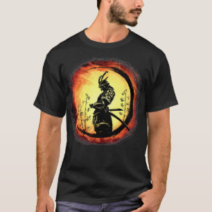 Samurai Bushido Japan Warrior japanische Retro Art T-Shirt