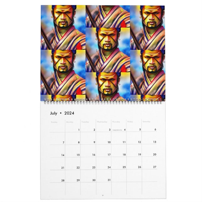 Samurai Bushido Kalender (Jul 2024)