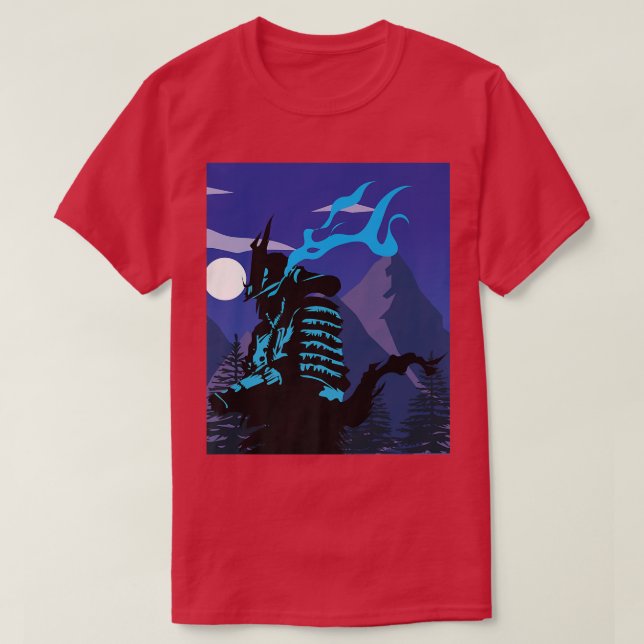 Samurai Bushido Tee Japan Warrior Japanese Retro A (Design vorne)