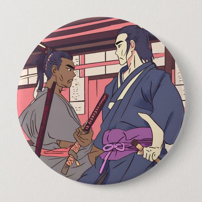 Samurai Button (Vorderseite)
