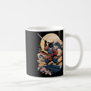 Samurai Cat Japanese Cat Anime Ninja Kaffeetasse