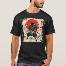 Samurai Cat Japanische Katze Warrior anime Katze J