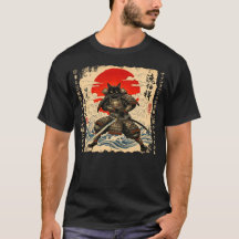 Samurai Cat Japanische Katze Warrior anime Katze J