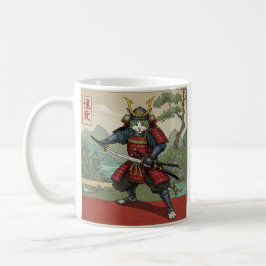 Samurai Cat Kaffeetasse