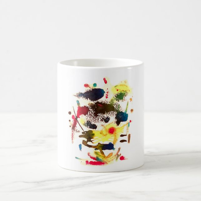 Samurai Cat Lady Think Freely Hankamer Arjunkhaus Kaffeetasse (Mittel)