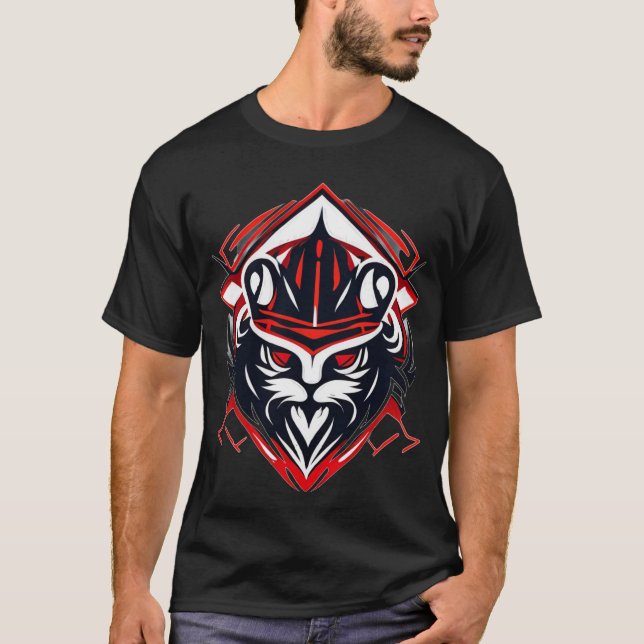 "Samurai cat" T-Shirt (Vorderseite)